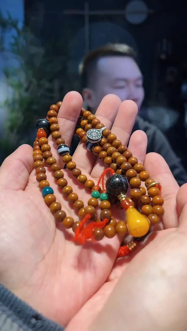 【闪购商品】菩提吊坠未镶嵌星月菩提108串