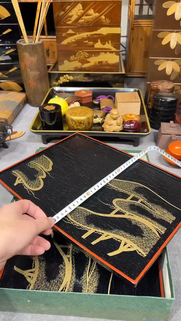 金莳绘 茶盘（图案随机）