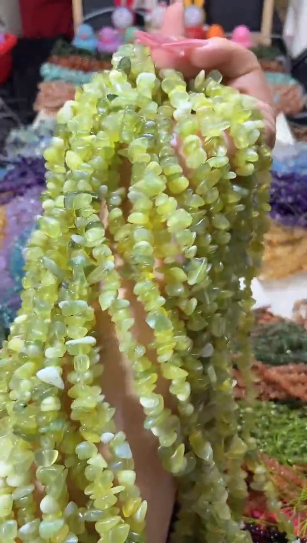 水晶珠宝半成品未镶嵌青提