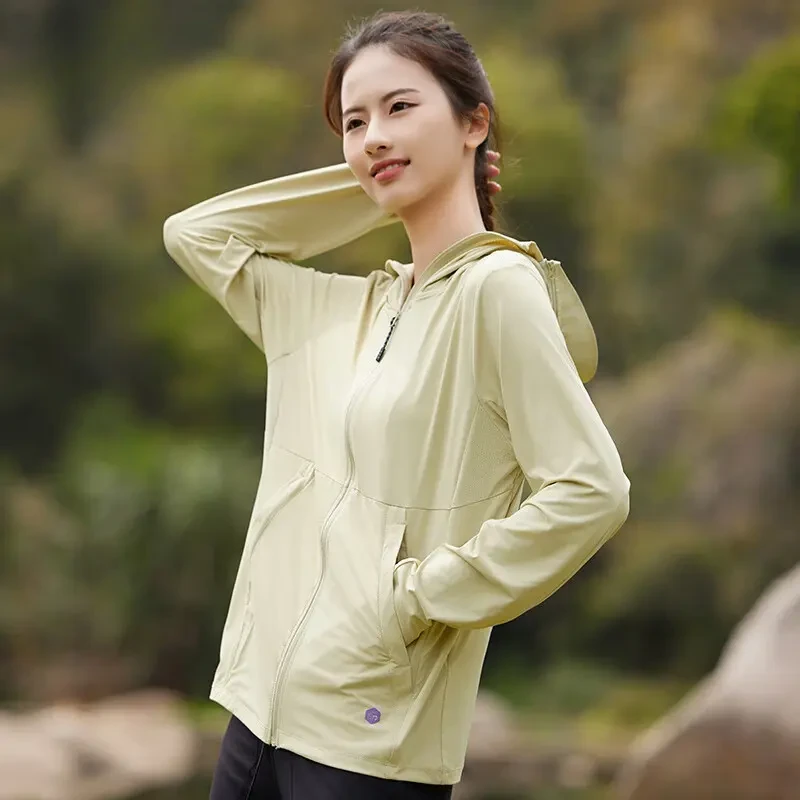 原纱冰皮防晒衣夏季透气薄款连帽防紫外线户外防晒钓鱼服外套