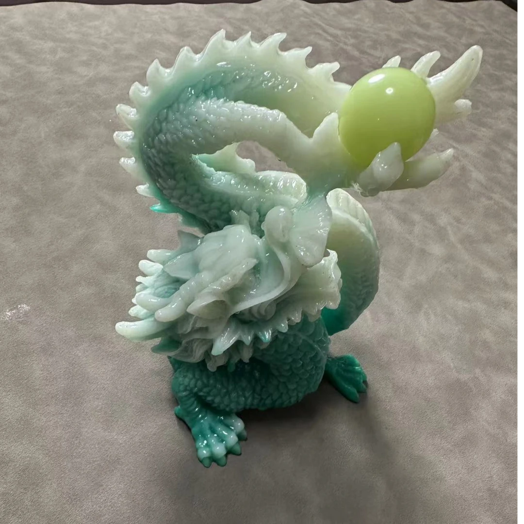 夜光龙王戏珠立体如意家居玄关摆件