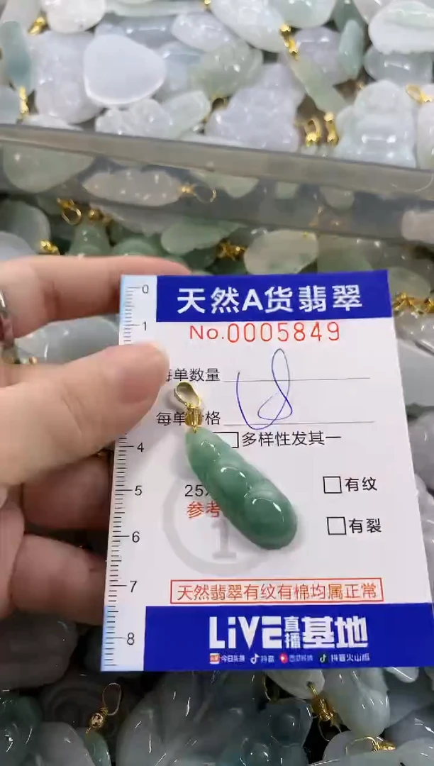 颈饰未镶嵌翡翠天然A货翡翠