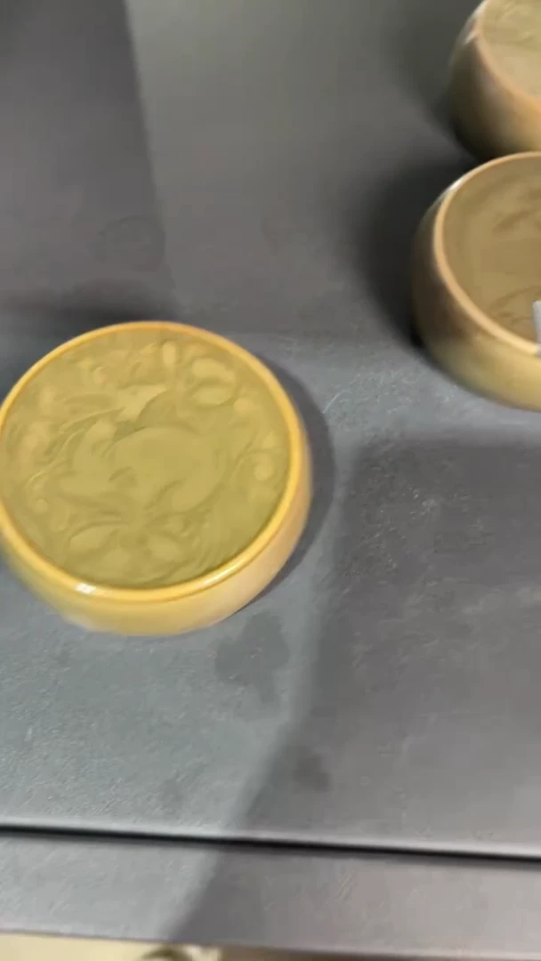 仰山微瑕鹿纹盖置