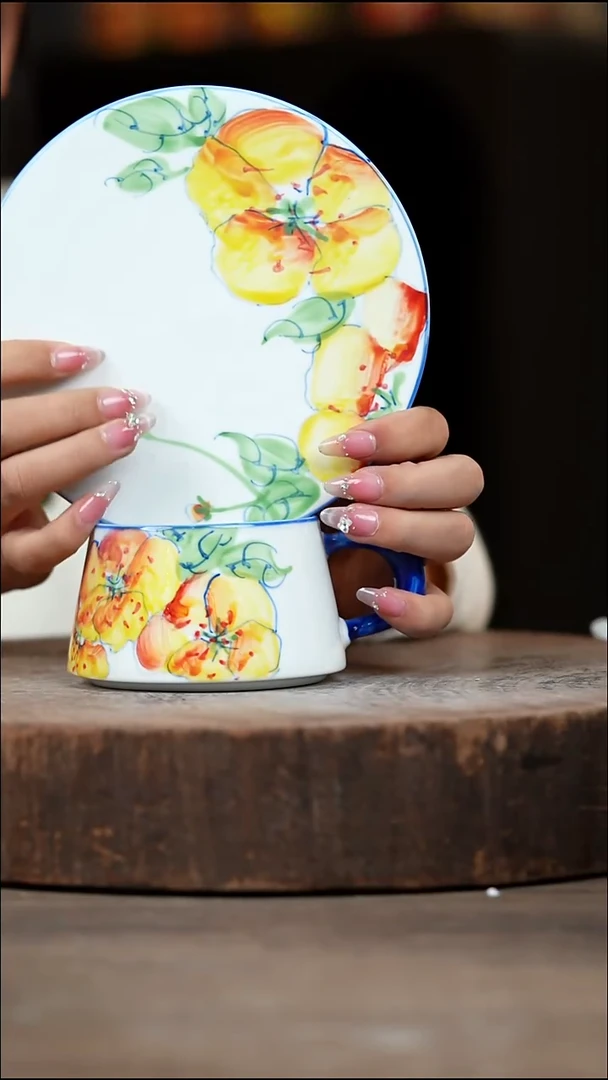 瓷片景德镇高温釉下彩（食品级）