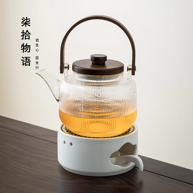 温茶炉蜡烛煮茶底座保温茶器提香器围炉煮茶温茶器暖茶炉花茶壶