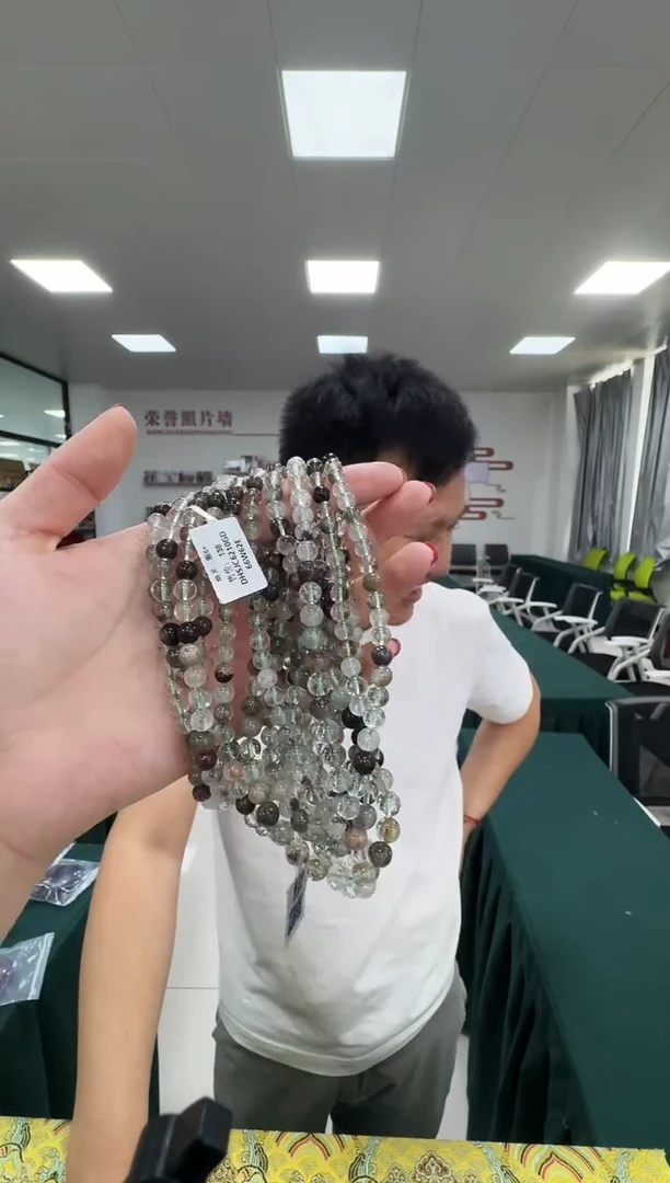 水晶手链未镶嵌6210GD 约6mm多样式发一件