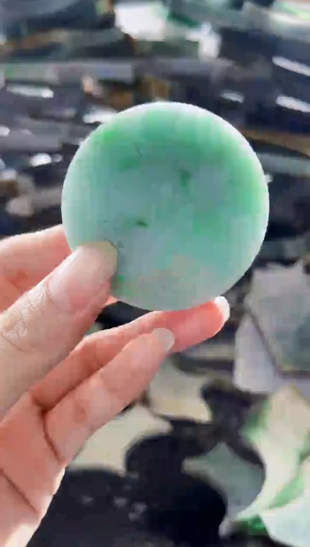 裸石翡翠缅甸翡翠A货陈8003