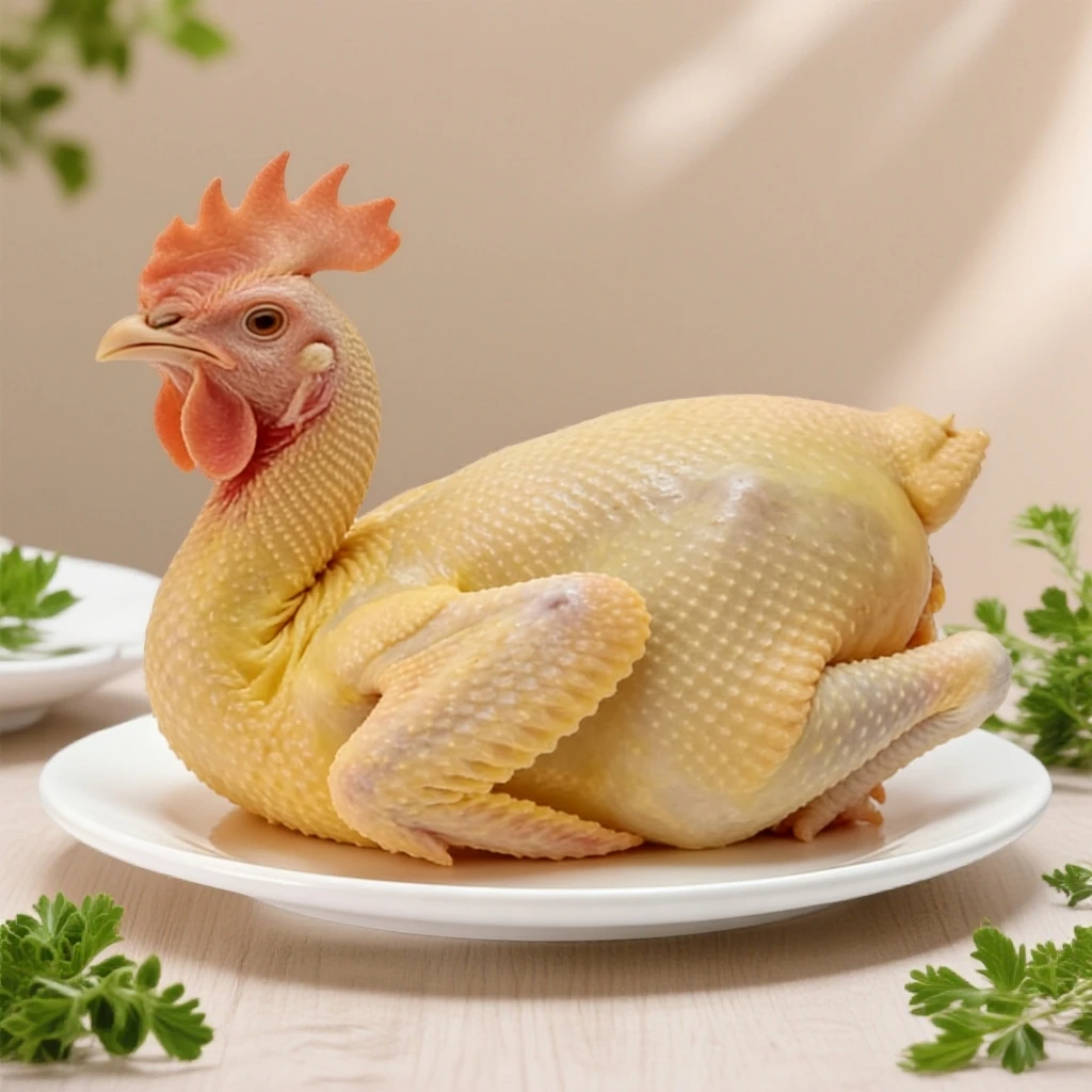 [发顺丰]崇明阉鸡扇鸡公鸡保留心肝珍4斤/5斤整只白切清炖红烧