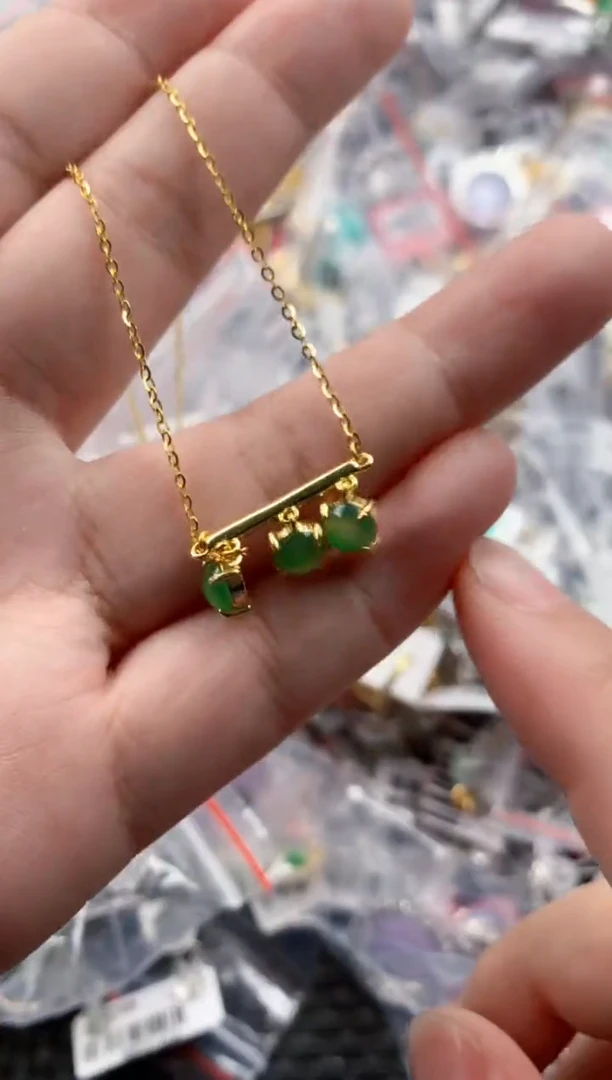 银S925镶嵌戒指翡翠333   5