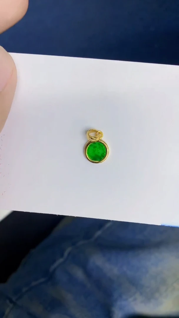 翡翠未镶嵌吊坠(不含链)1