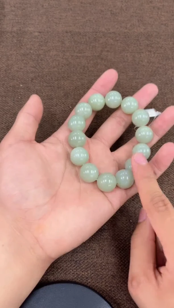 手链未镶嵌和田玉（糖玉）纯天然新疆和田玉卡16HA16