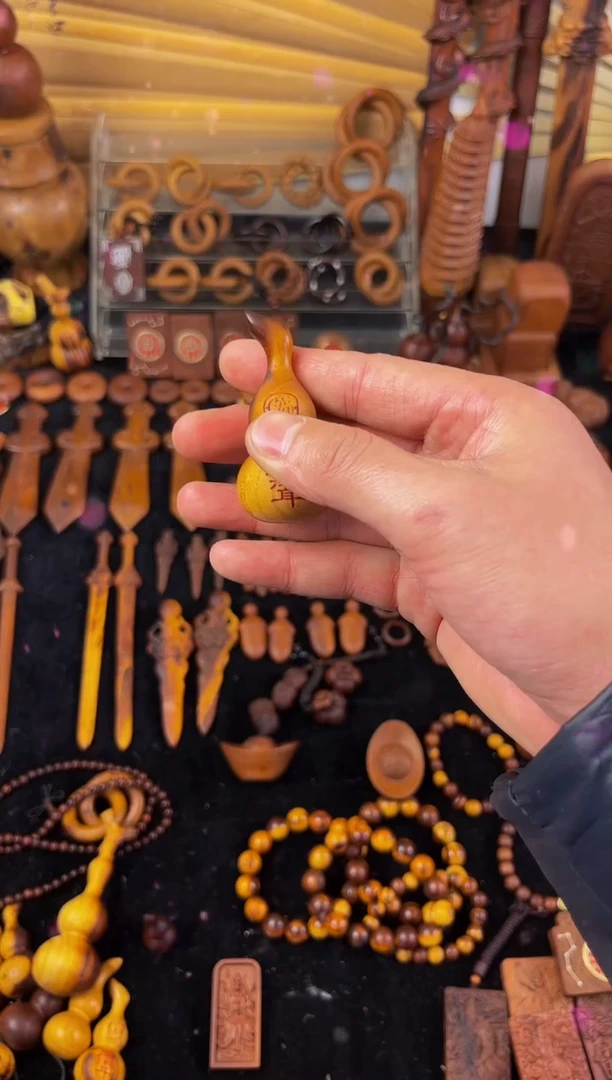 【闪购商品】枣木桃木刻字葫芦包邮到家