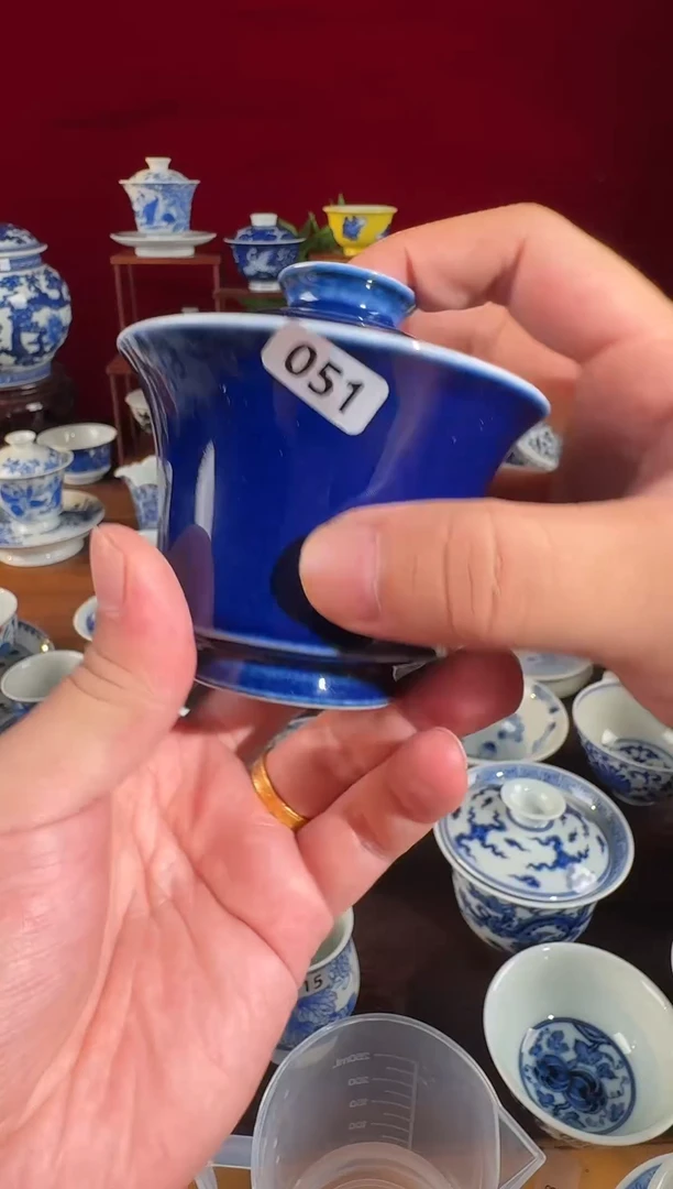 不二说瓷纯手绘杯051