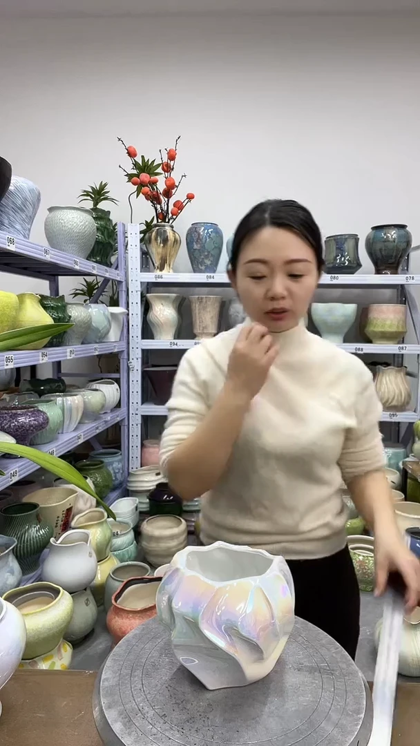 11.30陶瓷花盆直播链接高.    13  口10