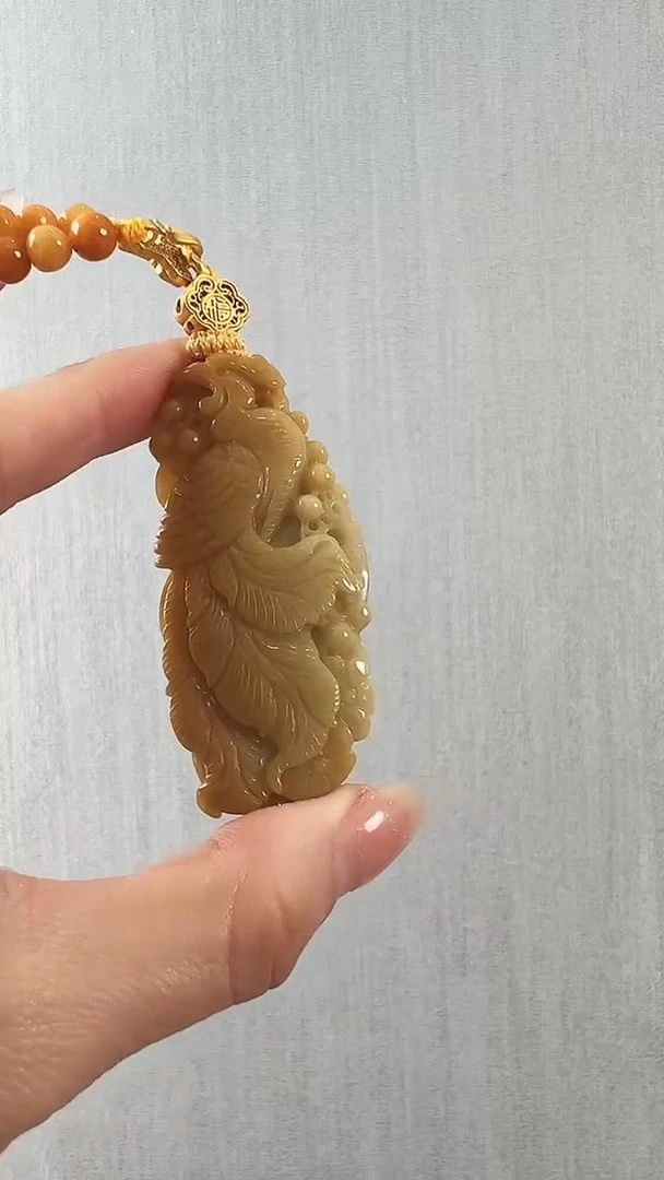 颈饰未镶嵌翡翠凤凰
