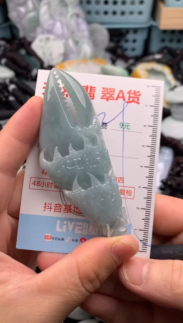 翡翠未镶嵌吊坠(不含链)1