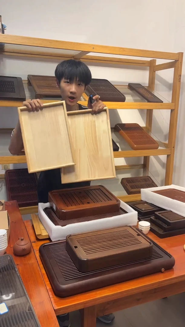 橡木实木托盘40*30送35*25到手两个