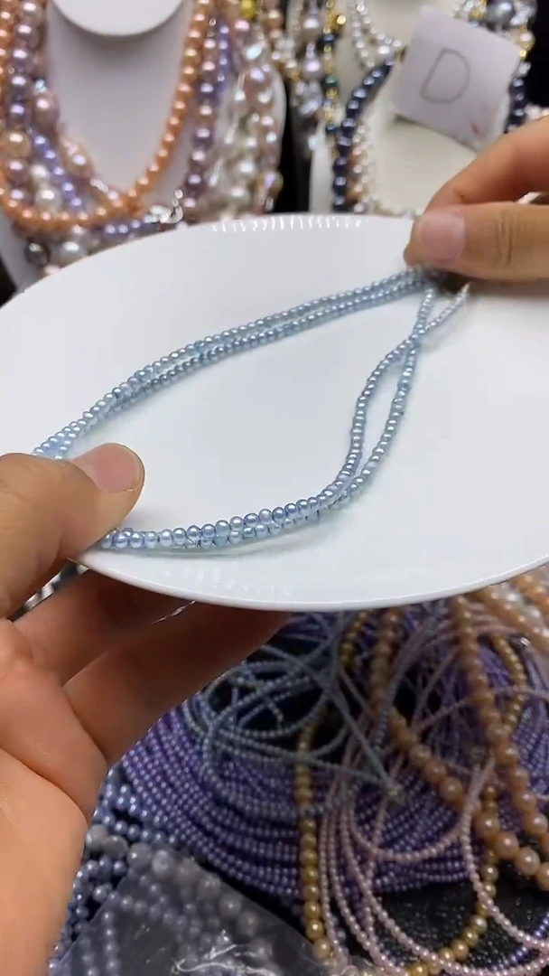 淡水珍珠未镶嵌颈饰多人