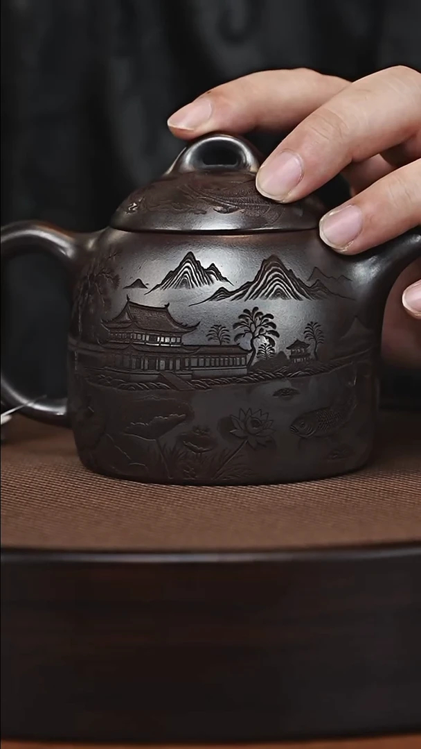 茶壶紫砂原矿紫砂壶