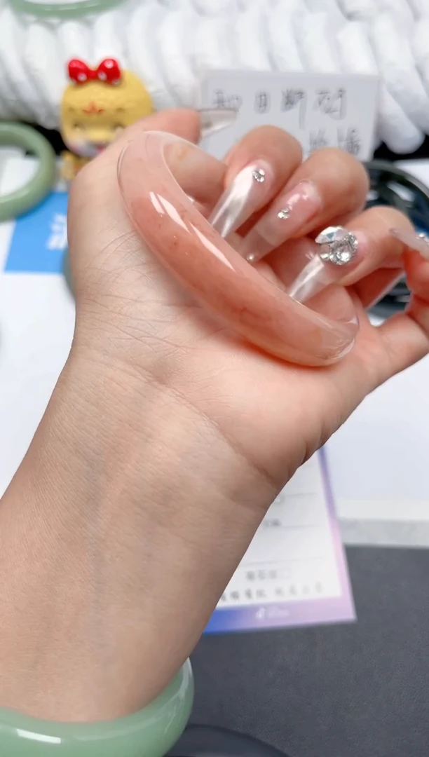 石英质玉手镯未镶嵌51-桃花56