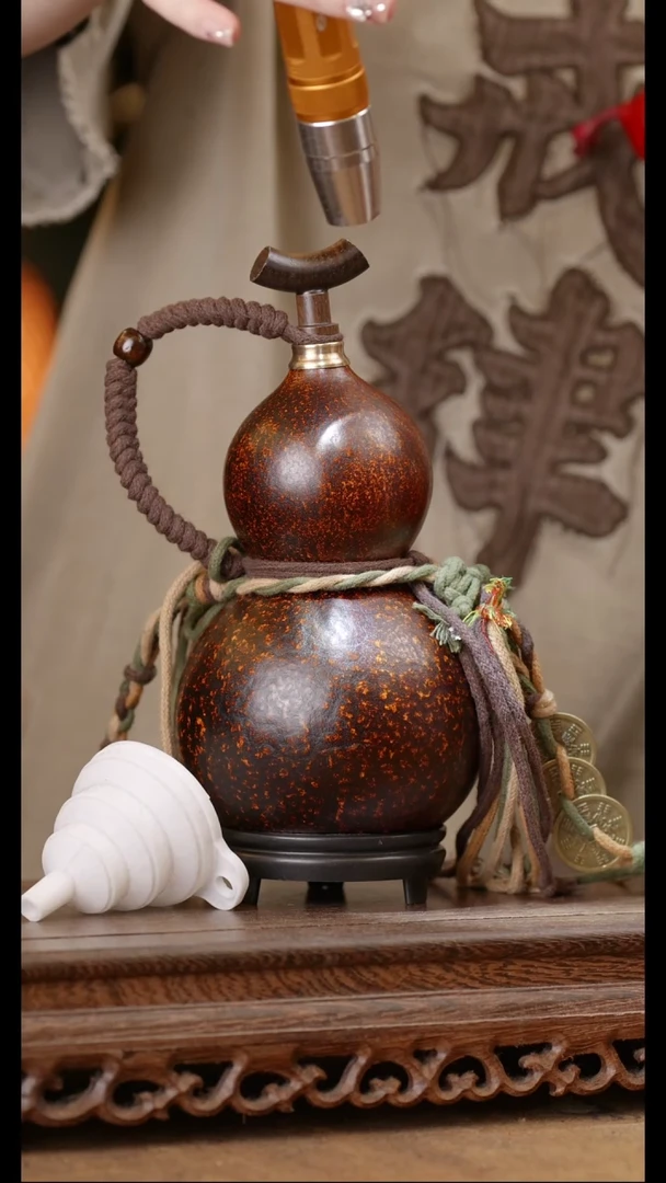194号精品天然大漆酒葫芦一物一拍~