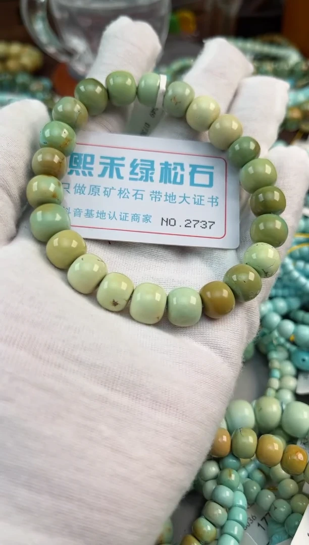 未镶嵌绿松石松石2737