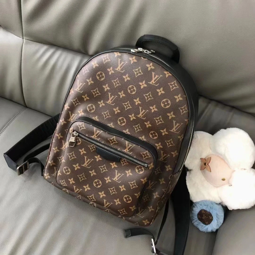 95新 LouisVuitton/路易威登 孟溪中古/老花双肩包