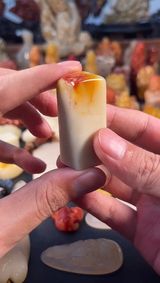 寿山石其他老坑芙蓉石素章