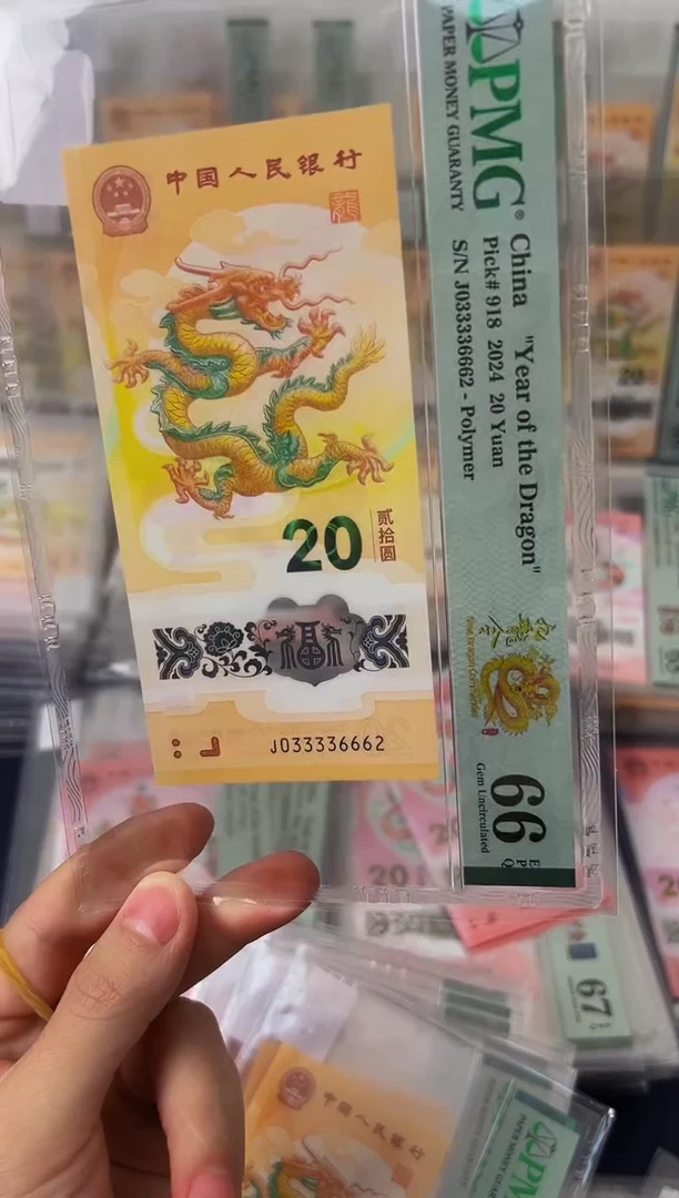塑料24年龙钞九龙令J033336662-PMG66