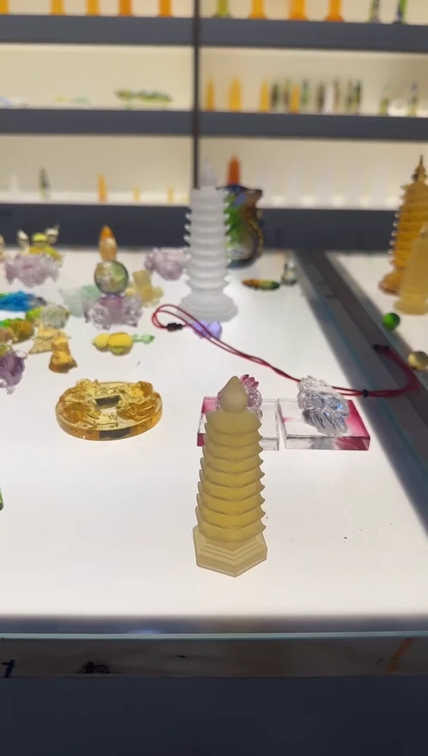 手工艺品琉璃八厘米文昌塔