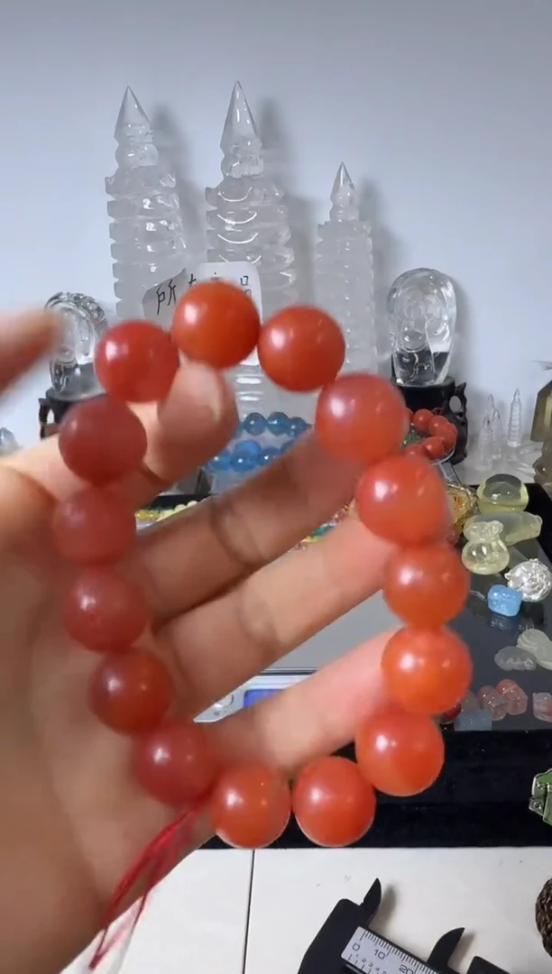 未镶嵌手链南红玛瑙32矿坑