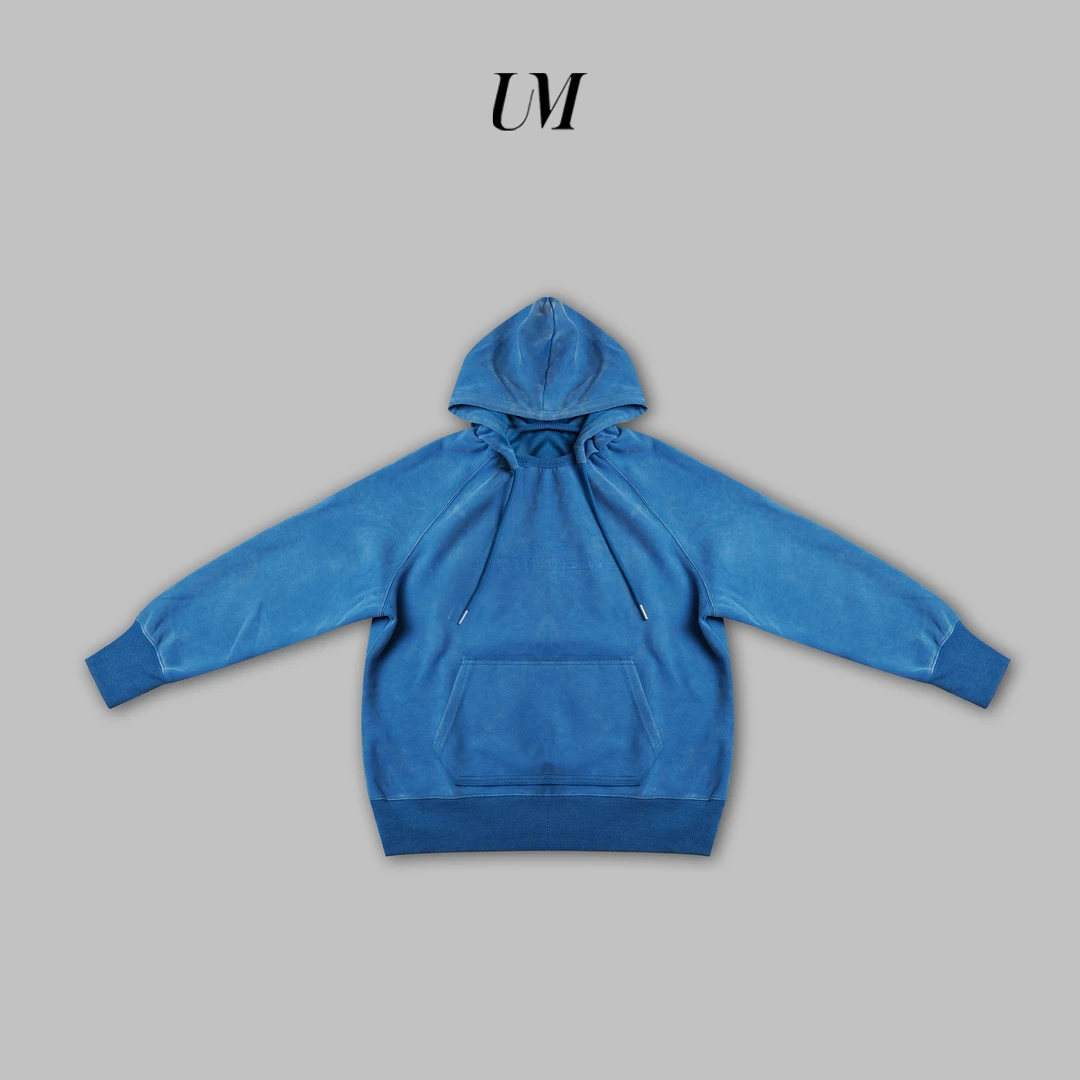 【U.M】炒花字母刺绣百搭连帽卫衣