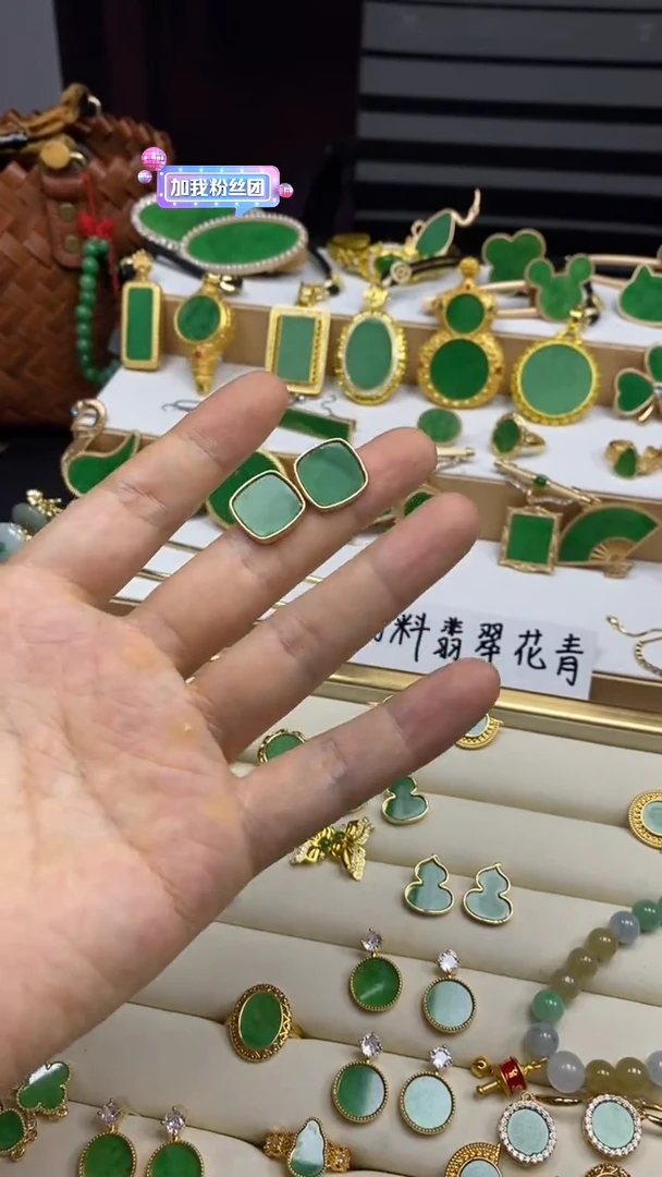 钛钢无925银小方形耳钉