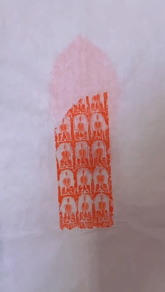 【闪购商品】昌化石印石唐千佛碑造像拓片