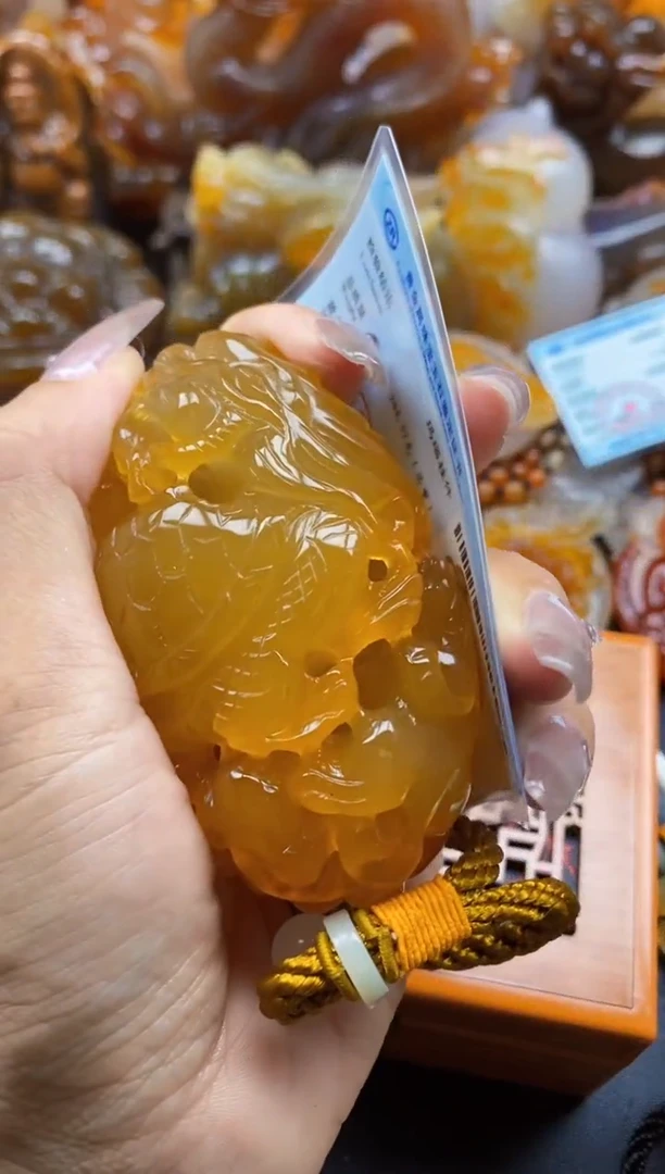 玛瑙/玉髓挂件未镶嵌X*Yll