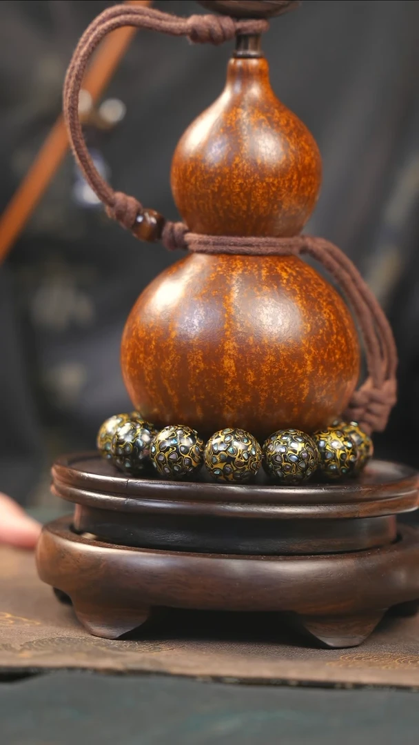 【闪购商品】YL107老咖色小容量酒葫芦随缘发