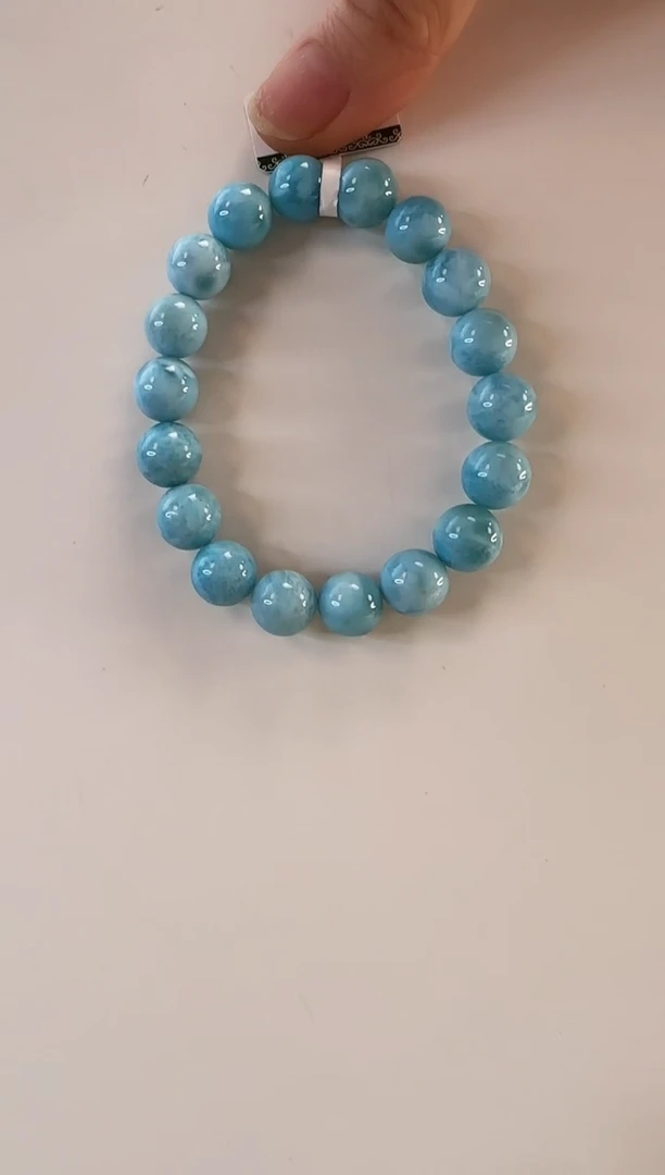 未镶嵌针钠钙石（海纹石）颈饰手串