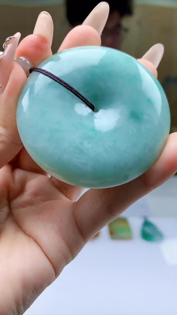 【闪购商品】定制翡翠未镶嵌4688ty-毛货挂件