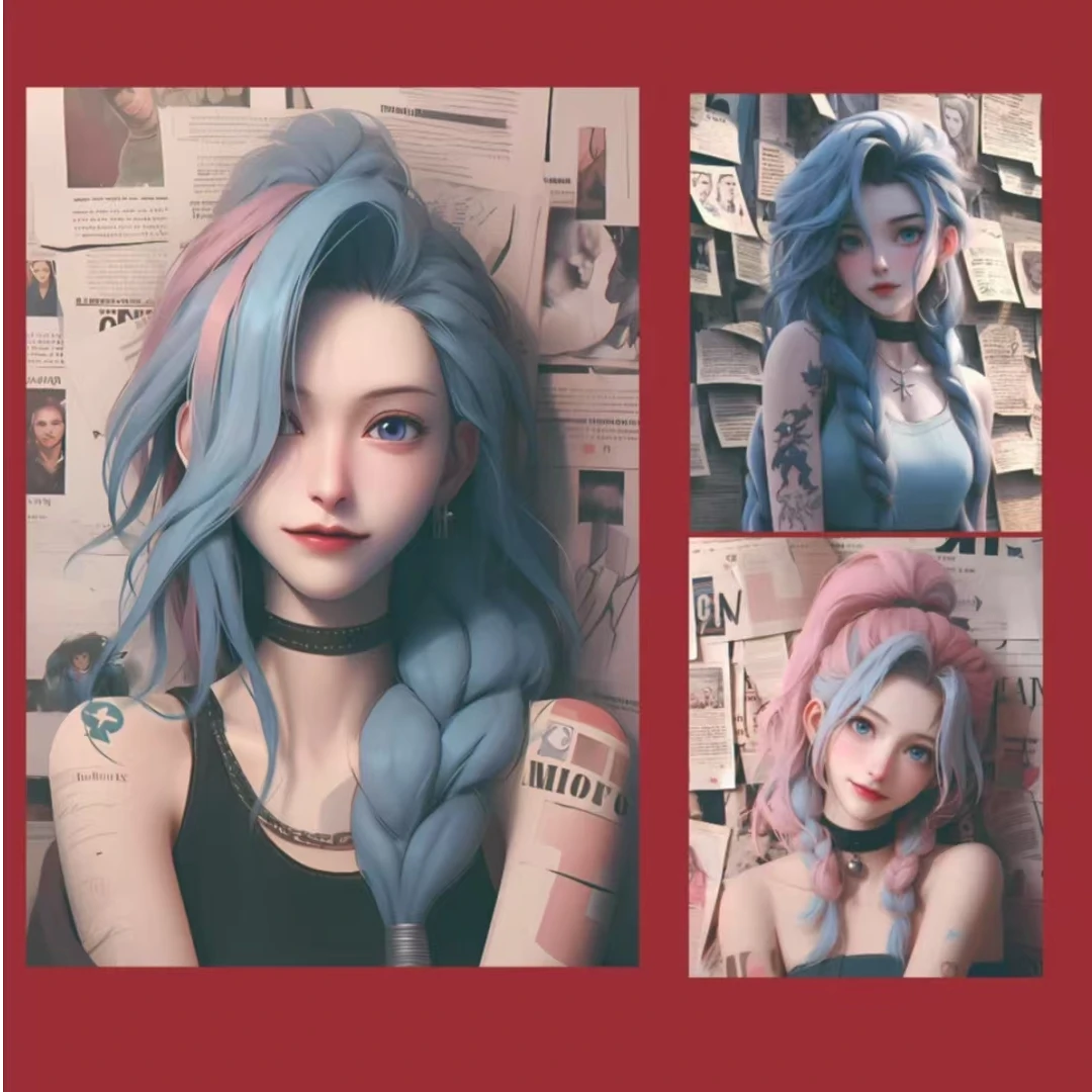 【金克丝】3联挂画卧室客厅电竞房PVC40*60*30*30*2