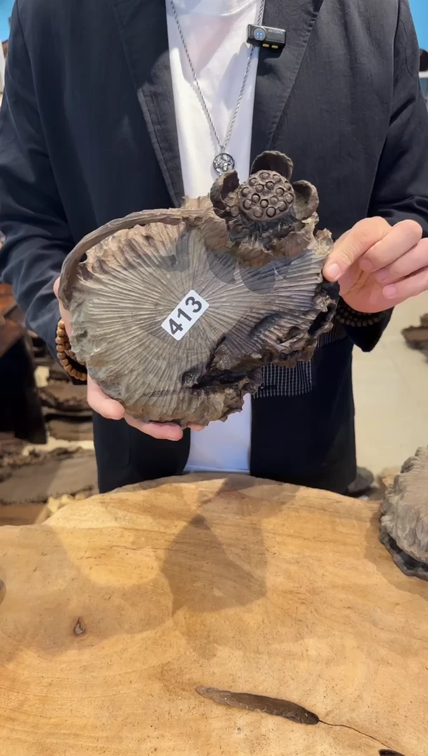 木413号乌木金丝楠壶承