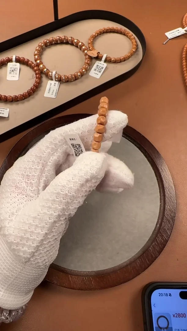 手串橄榄核6.8mm无相单圈