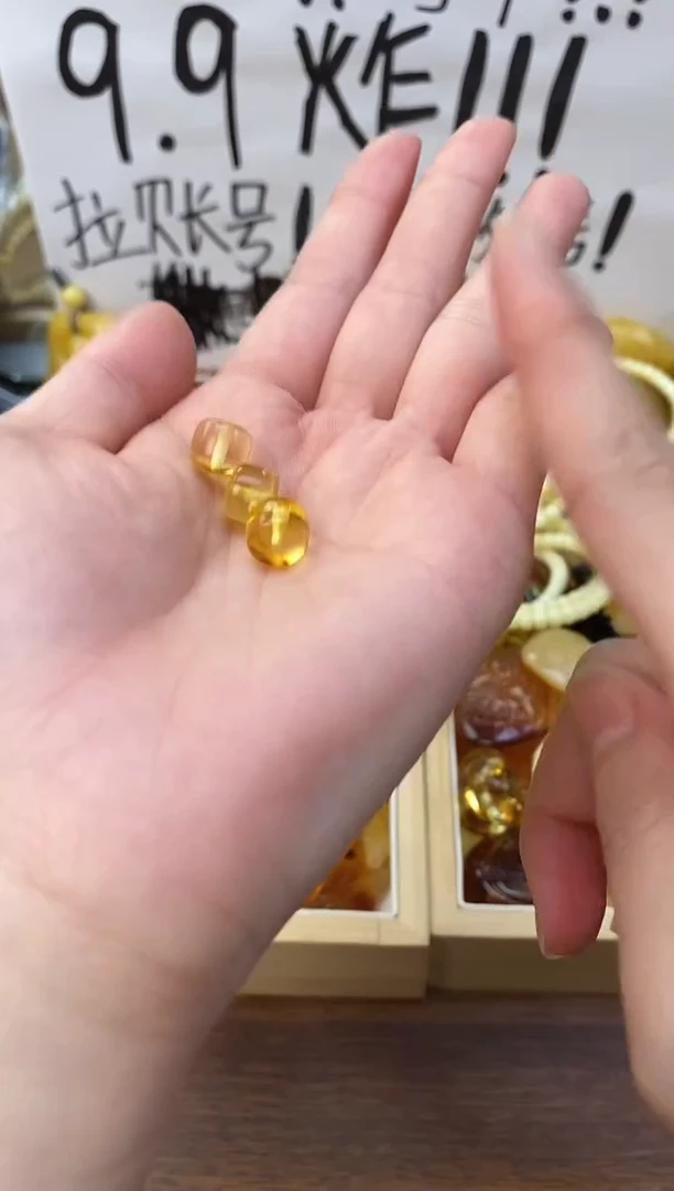 裸石琥珀未镶嵌天然琥珀蜜蜡多样性发一