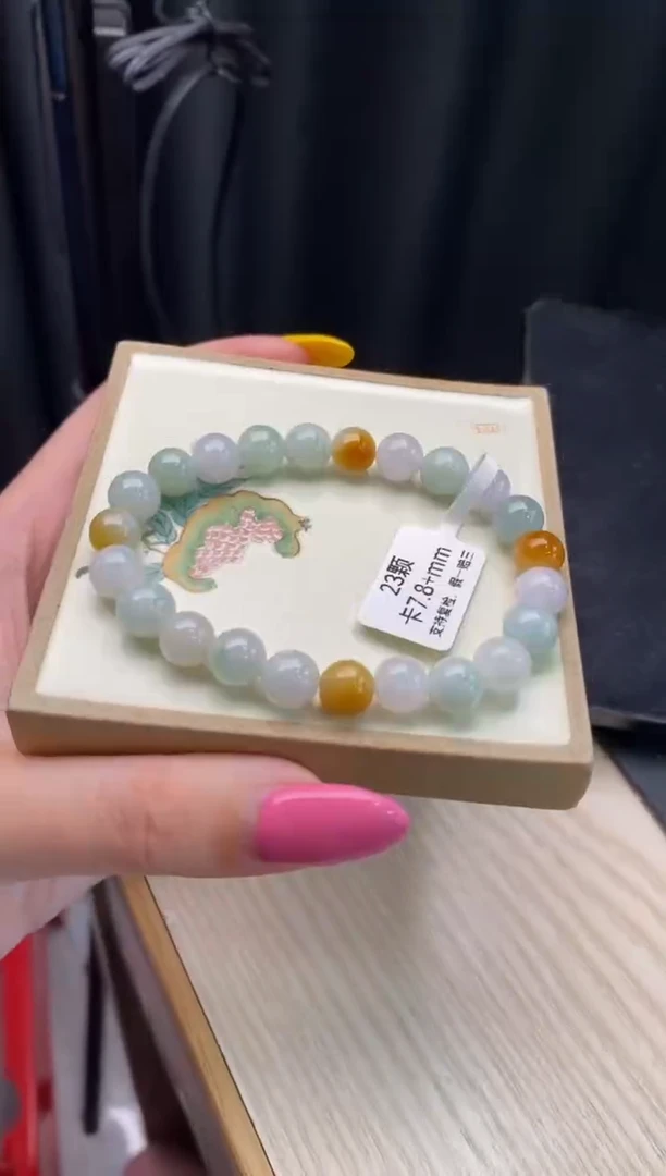 未镶嵌手链翡翠翡翠手串d1202