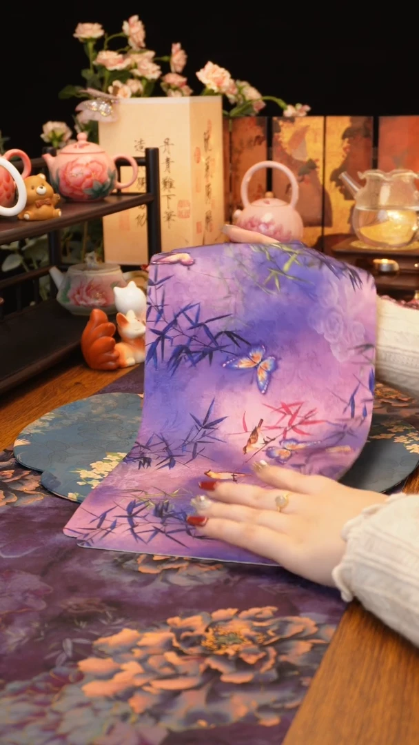 【闪购商品】紫色竹子茶席·····