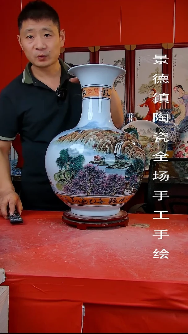 摆件景德镇陶瓷 全场手工手绘