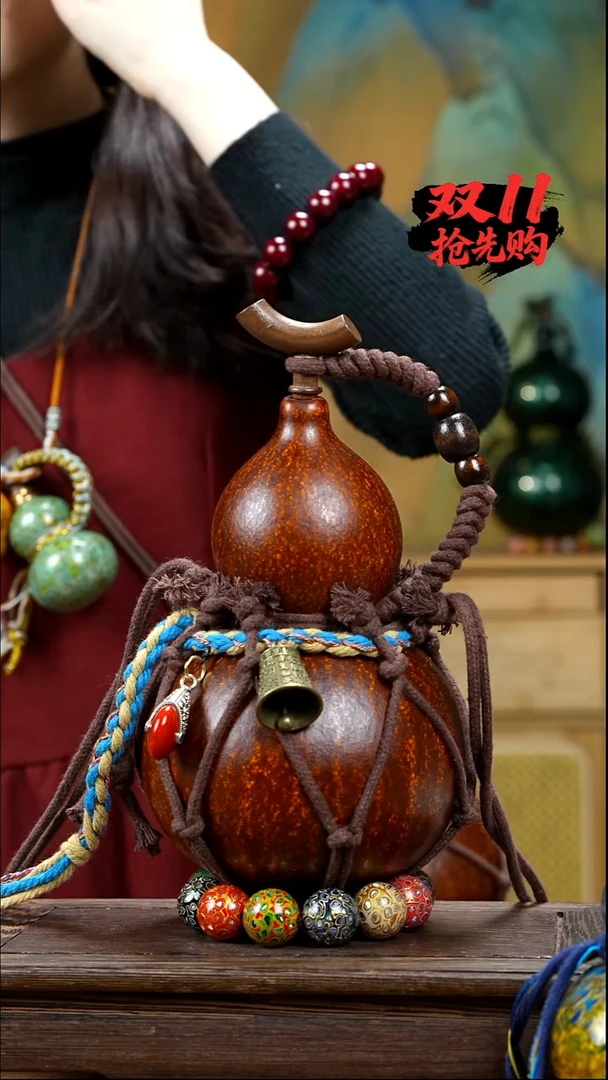 XT055网兜款酒葫芦不包手串