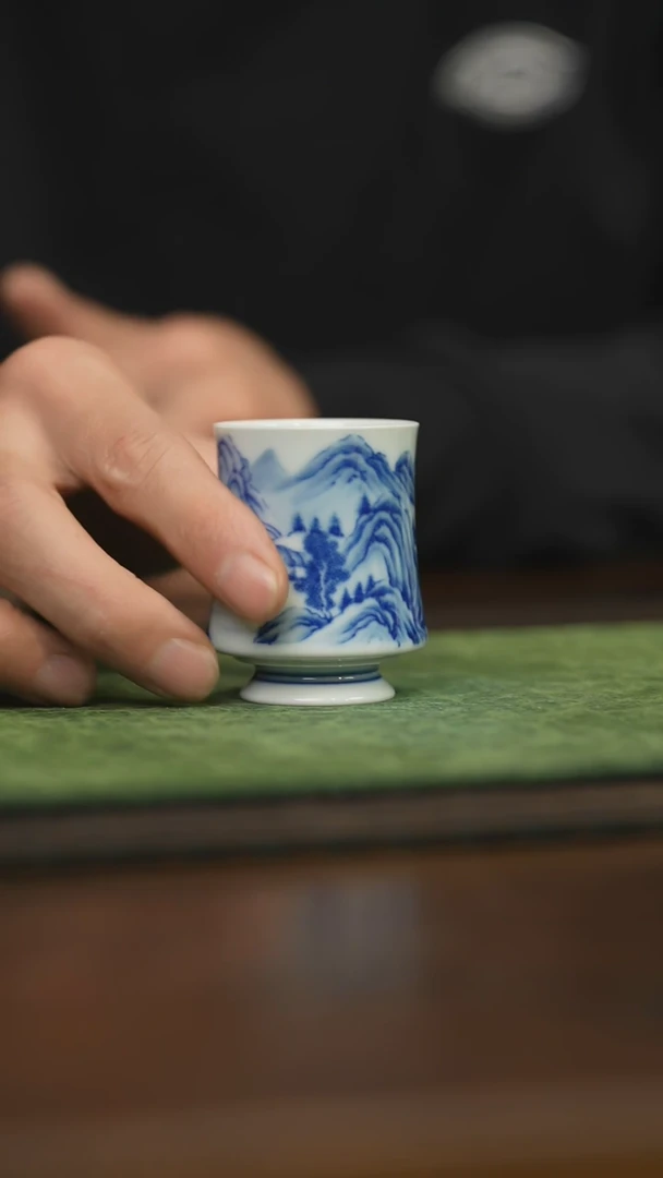 【闪购商品】杯柴窑青花破价福利