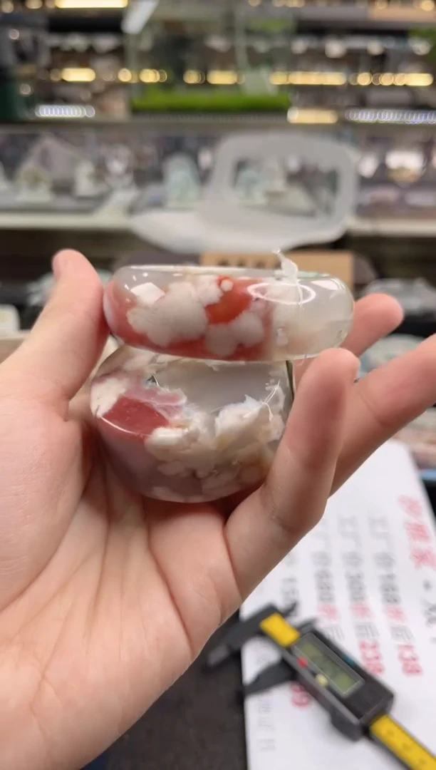 未镶嵌手镯石英质玉瑾圈口（赠品镯心）