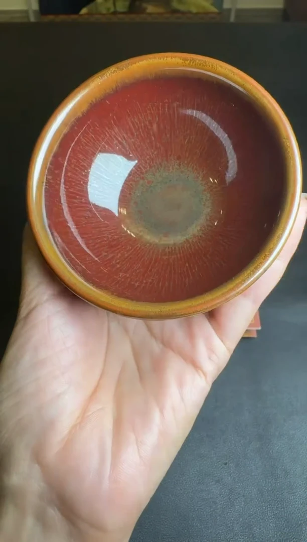 茶盏孙建兴牛血红毫40