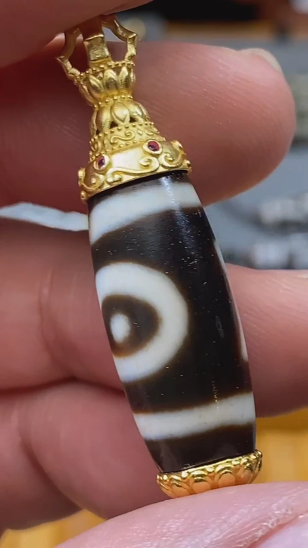 【闪购商品】玛瑙/玉髓颈饰银S925镶嵌C06583天地单珠